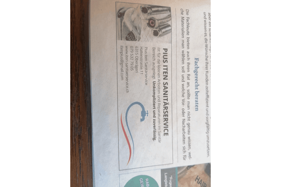 Pius Iten Sanitärservice